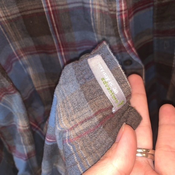 Horny Toad Men’s Organic Cotton Flannel Multi-Color Button Down Long Sleeve xl - Picture 4 of 5